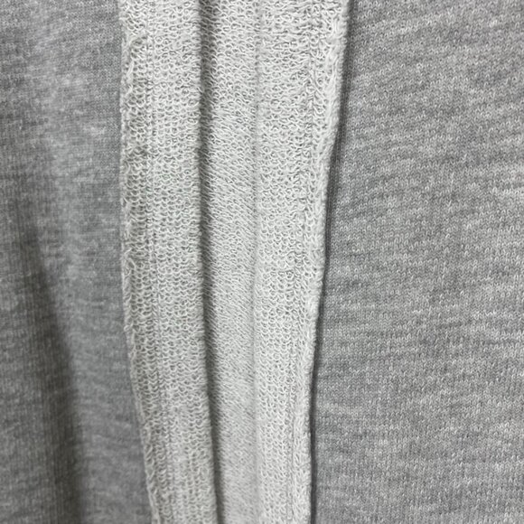 BDG Urban Outfitters hoodie cardigan longline distressed hems pockets gray small - Picture 3 of 8